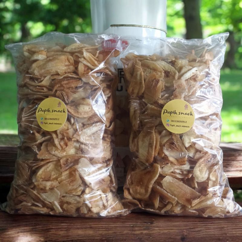 

keripik pisang manis gurih uk 500 gram