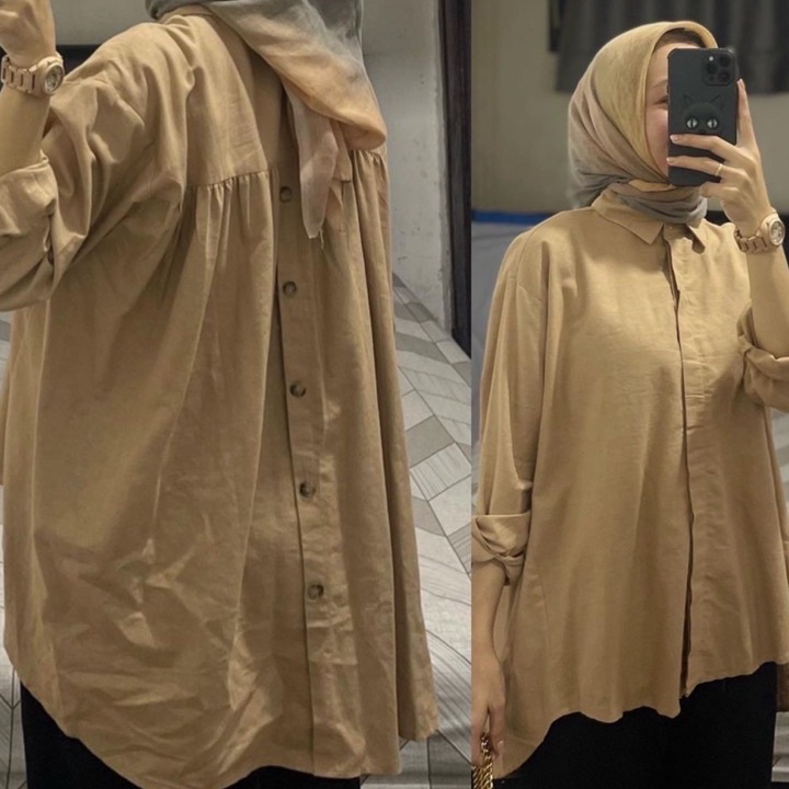Trend RIKA TOP  KEMEJA WANITA  BAJU WANITA  ATASAN WANITA TOP