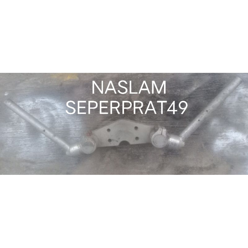 STANG JEPIT ATAS EX MOTOR MOGE KAWASAKI NINJA 250CC BANDIT 400, SCRAMBLER BOBBER SUZUKI HONDA SIAP P