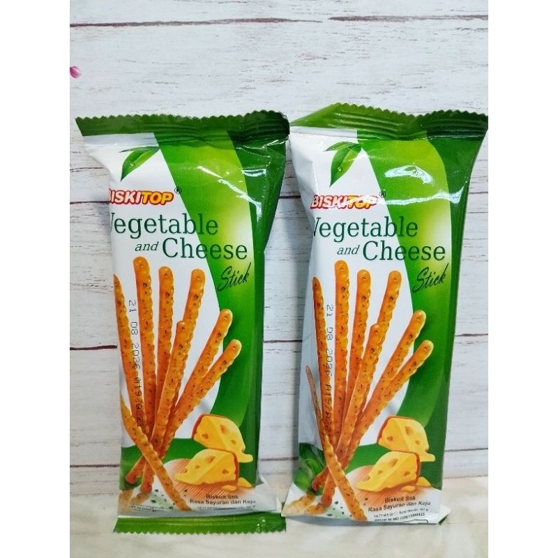 

BISKUIT Biskitop Vegetable and Chesee Stik Uk 50gram Exp 2026
