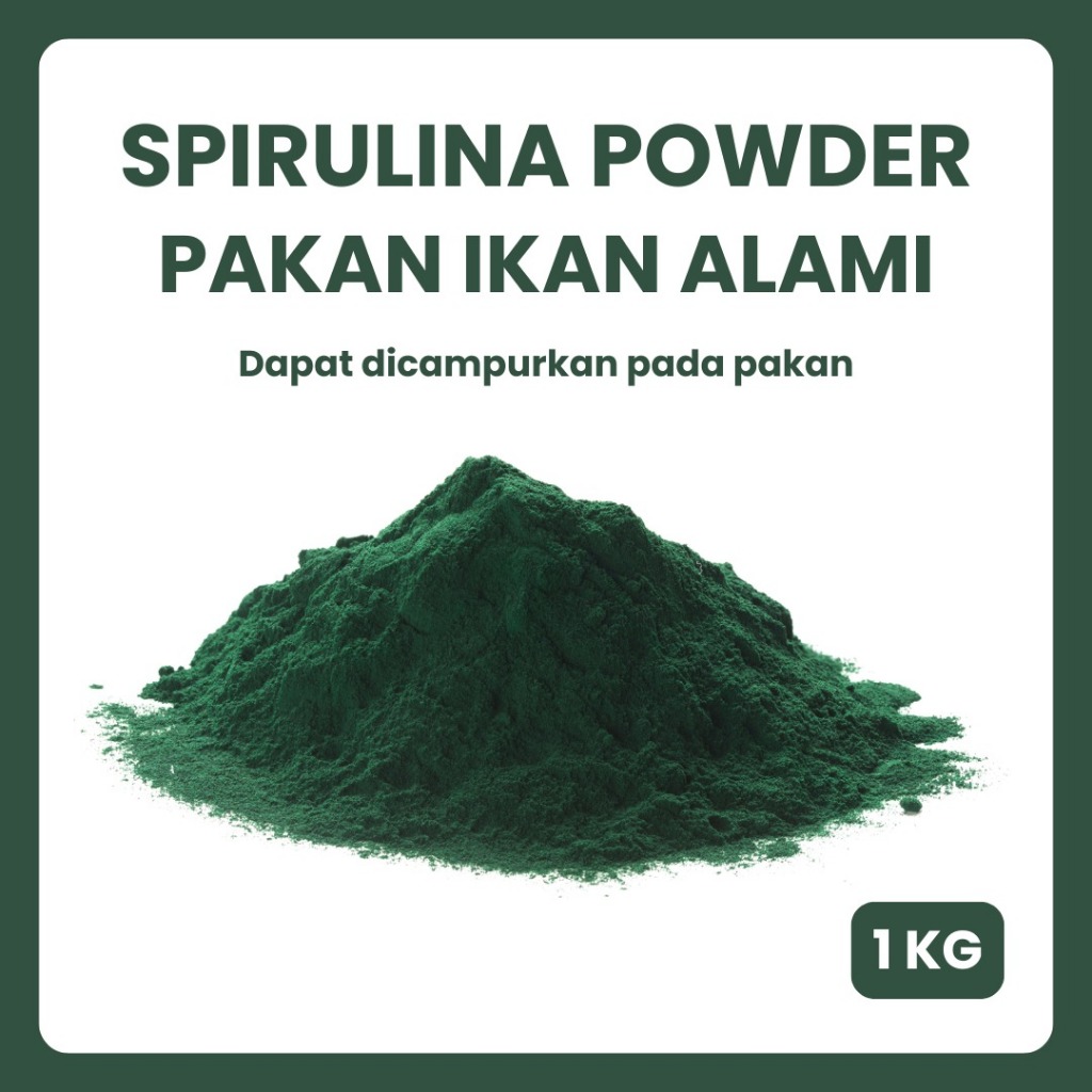 Spirulina Powder / Pakan alami ikan 1kg