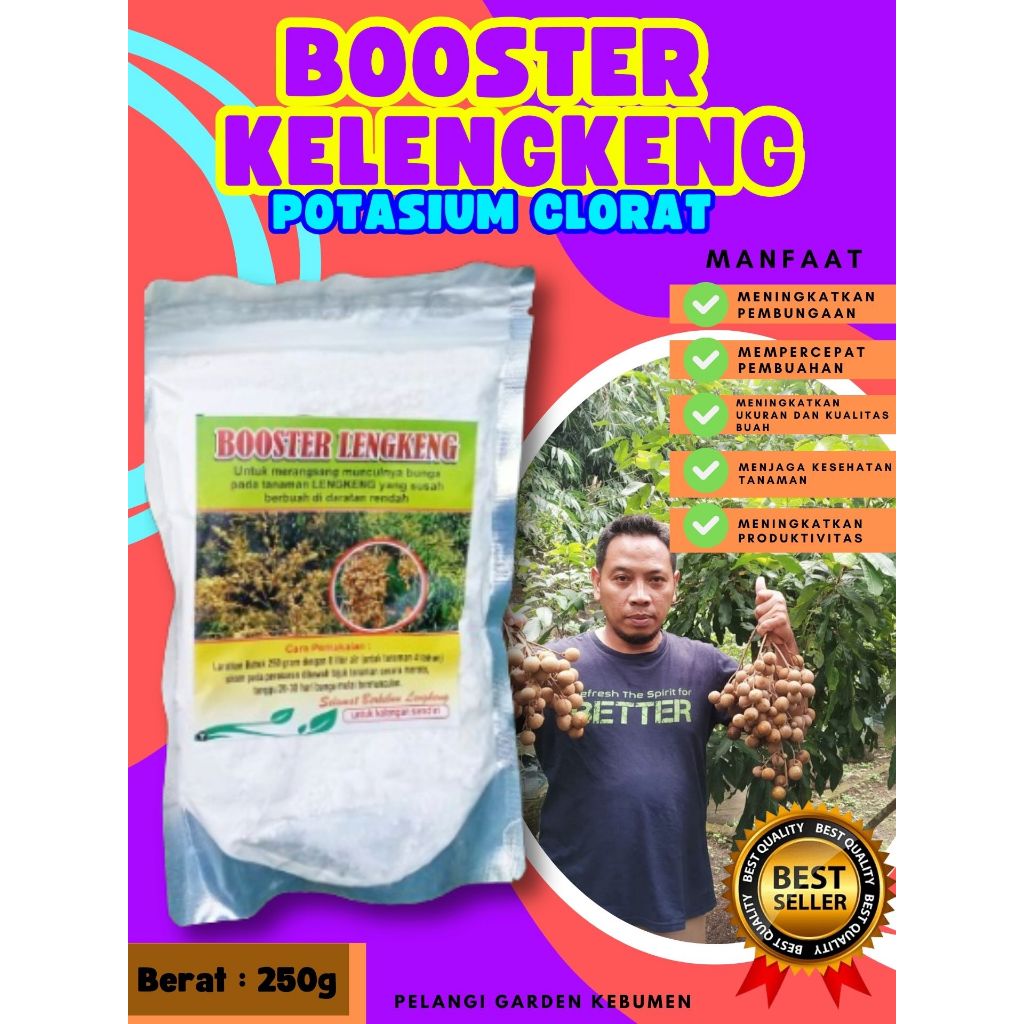 BEST SELLER  Booster Kelengkeng Kclo 3 Murni 250gram