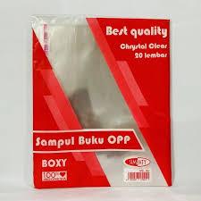 

SIMPATY - SAMPUL PLASTIK OPP BOXY / SAMPUL PLASTIK BUKUU TULIS BESAR + LEM SPB-002