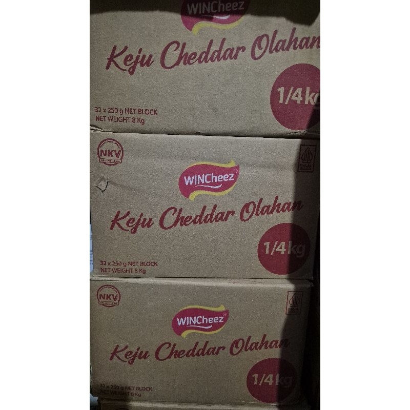 

[GROSIR] Keju Winchiz 250gr Karton (isi 4 slop)