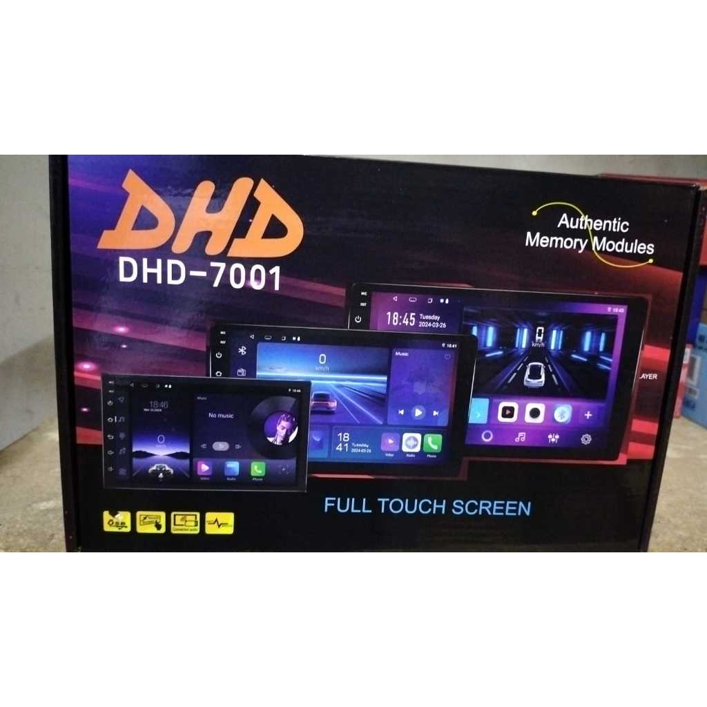 TV android mobil 9" Ram 2/32 merek DHD