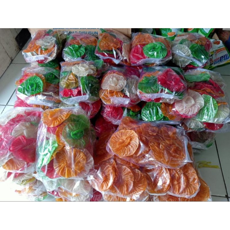 

dapros/kembang tipung/parered isi 25 pcs