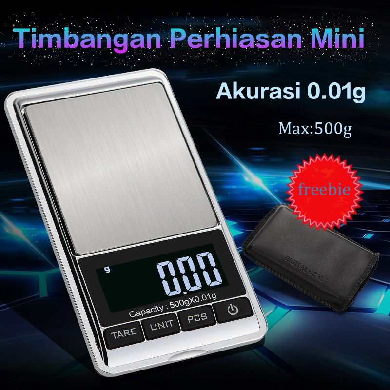 Timbangan Perhiasan/Timbangan Emas Baterai/Timbangan Elektronik Kecil/Timbangan Elektronik Portabel