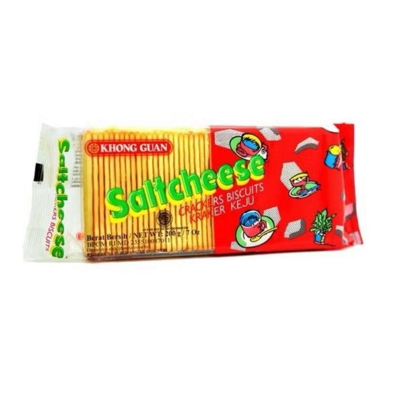 

Khong Guan Saltcheese Crackers Original 200 gram