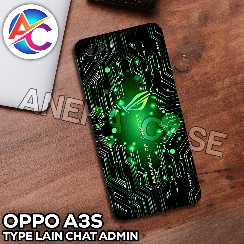 [AC35] [SOFTCASE PROCAMERA OPPO A3S] [MOTIF COWOK] [SOFCASE] [SOFT CASE] [SILICON]