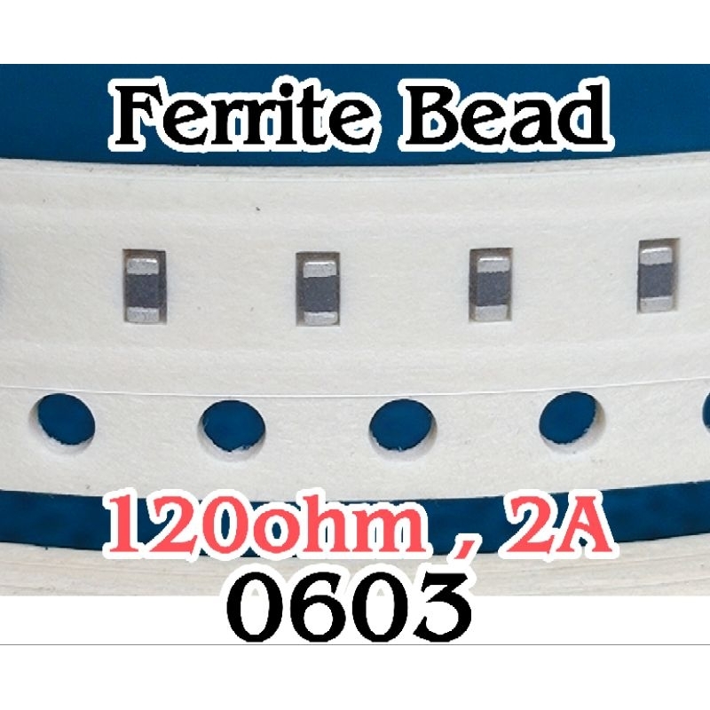 10pcs Chip ferrite bead smd 120 OHM 0603 1608 1LN 2A
