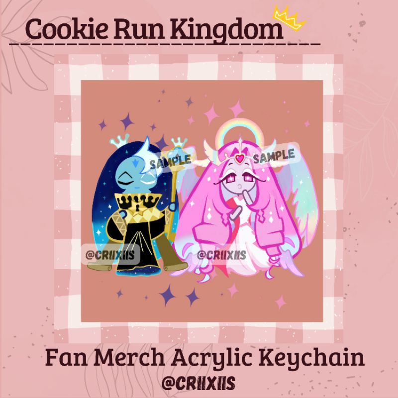 [Fan_Merch] Gantungan Kunci Akrilik Cookie Run Kingdom [Cookie Run Kingdom Acrylic Keychain]