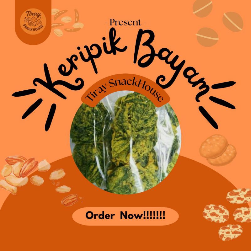 

[PROMOSI] Cemilan Premium Keripik Bayam 250 Gram | Kemasan Pouch | Snack Ringan | Jajanan Murah Renyah Gurih | Harga Terjangkau | Tradisional Homemade (Buatan Rumah) By Tiray SnackHouse