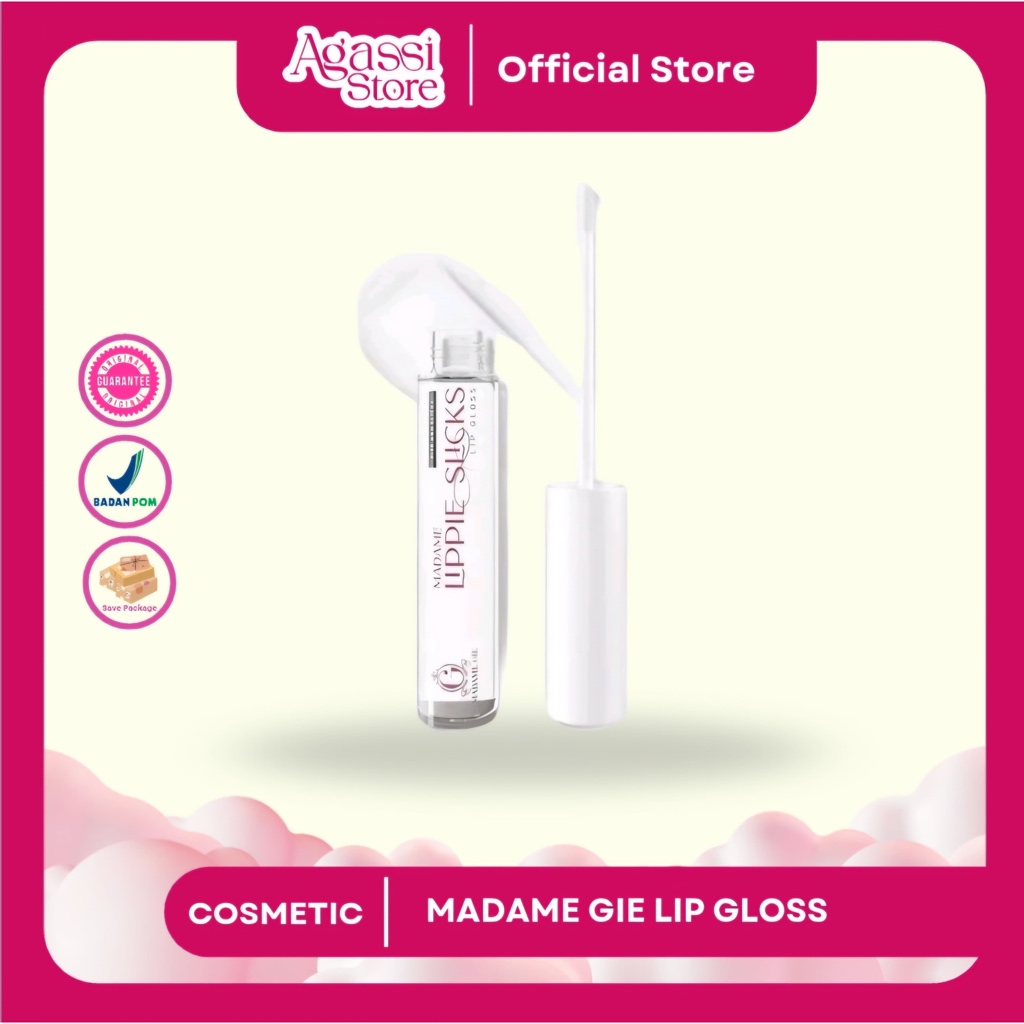 ❤️Agassi❤️ Lip Gloss Madame Gie Lippie Slick Lip Gloss Bening