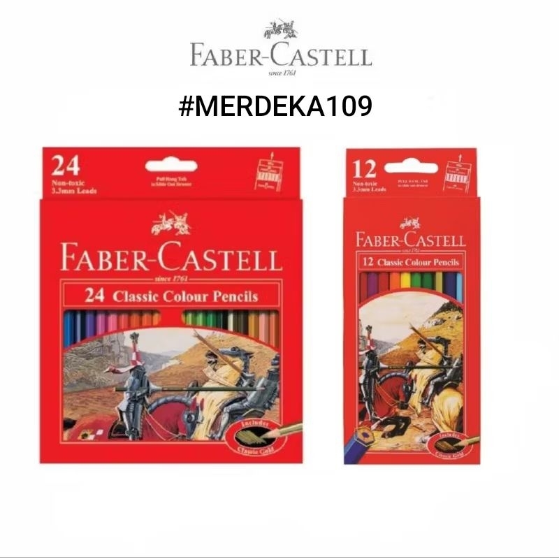 

Pensil Warna FABER-CASTELL 12warna - 24warna