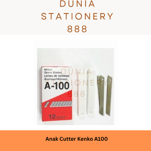 

Isi Cutter Kecil Kenko A100/Refill Spare Blade/Kater A-100/Mata Pisau
