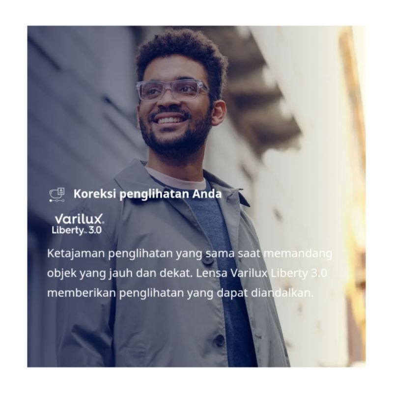 Lensa Kacamata progresif Essilor Varilux Liberty