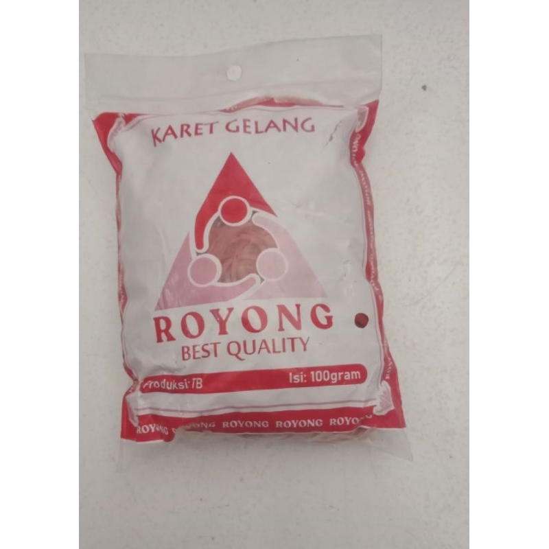 

Karet Gelang Royong Merah 100gram