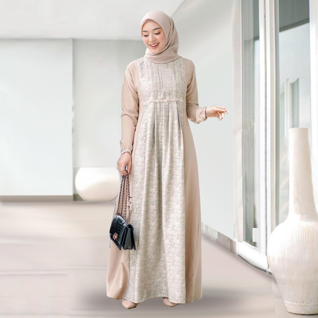 Gamis Syari Ameena Gamis Lebaran Syari Modern Dress Couple Lebaran Premium Dress Mix Gamis kondangan