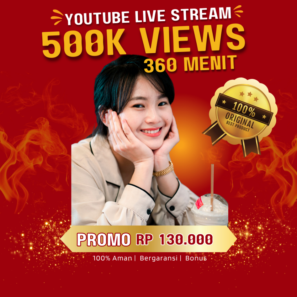 Views Live YouTube 360 menit | Views YouTube premium | YouTube live stream views | 100% Concurrent