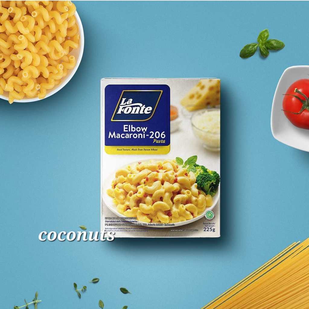 

LAFONTE / LA FONTE ELBOW MACARONI-206 PASTA 225GR