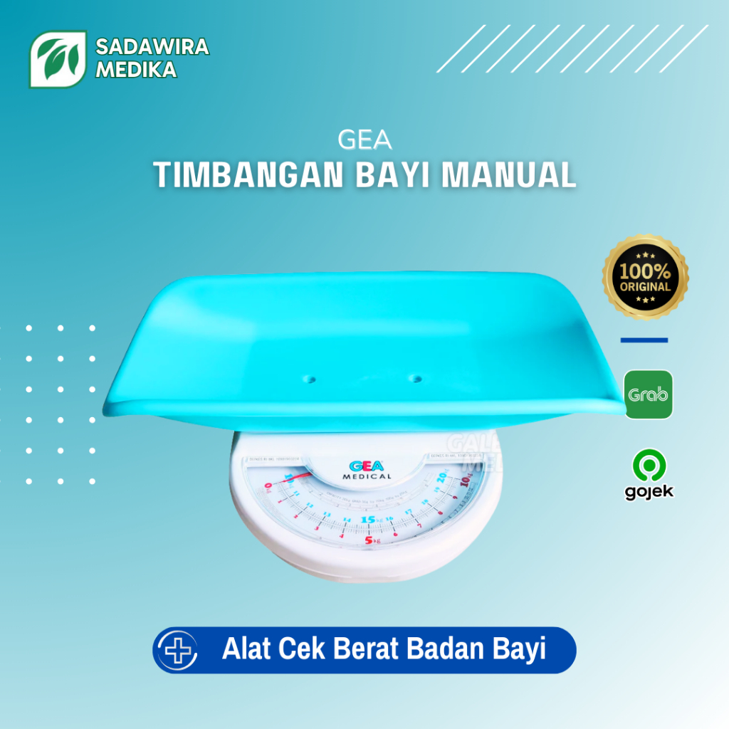 TIMBANGAN BAYI GEA RGZ-20A RGZ20A BABY SCALE MANUAL / Timbangan Bayi Gea