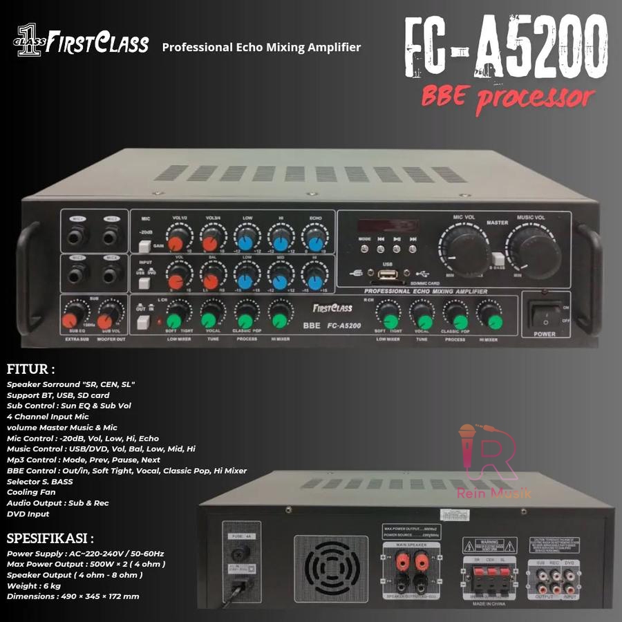 Amplifier Firstclass FC-A5300 / FC A 5300 Bluetooth USB Original