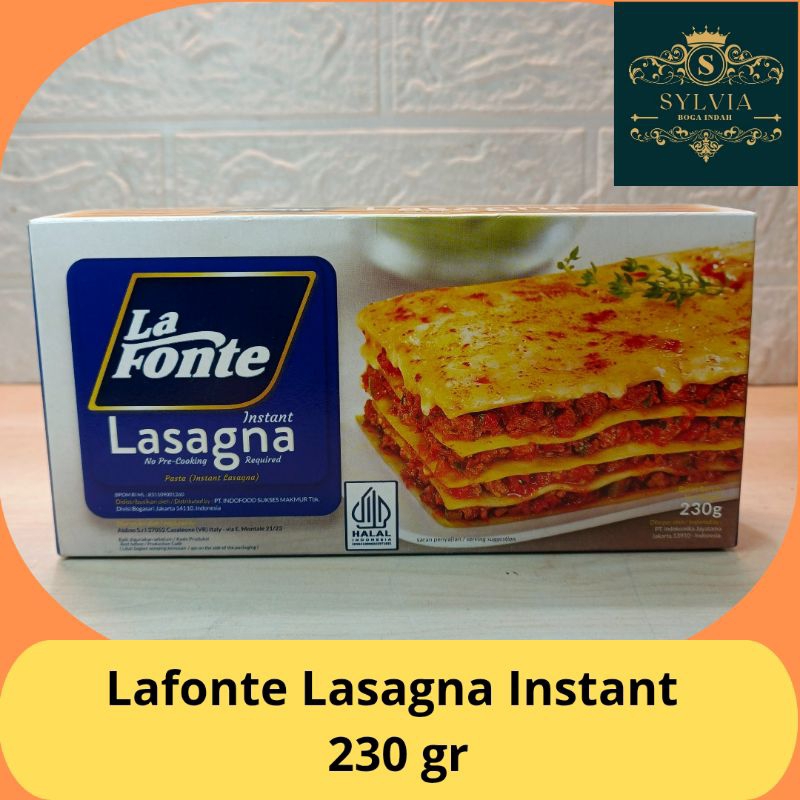 

Lafonte Lasagna Pasta Instant 230 gr
