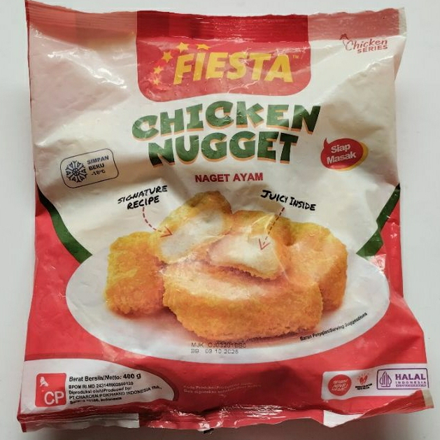 

FIESTA CHICKEN NUGGET ORIGINAL - 400 GRAM