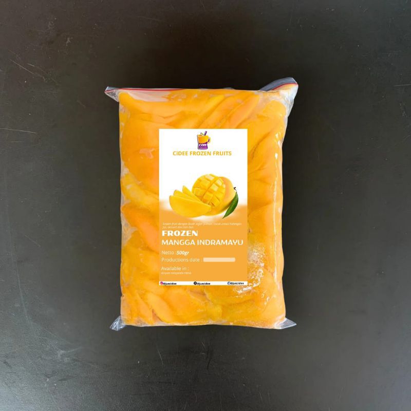 

Buah frozen mangga indramayu / Frozen mangga / Buah mangga beku 500 gram