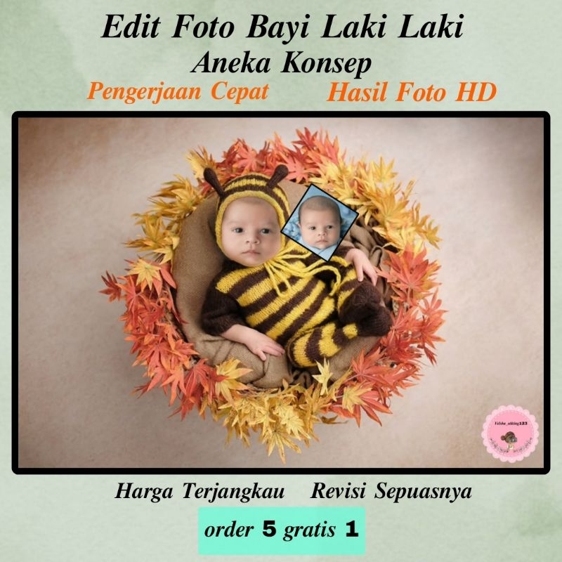 EDIT FOTO BAYI KONSEP COWOK PART 1 SOFT FILE