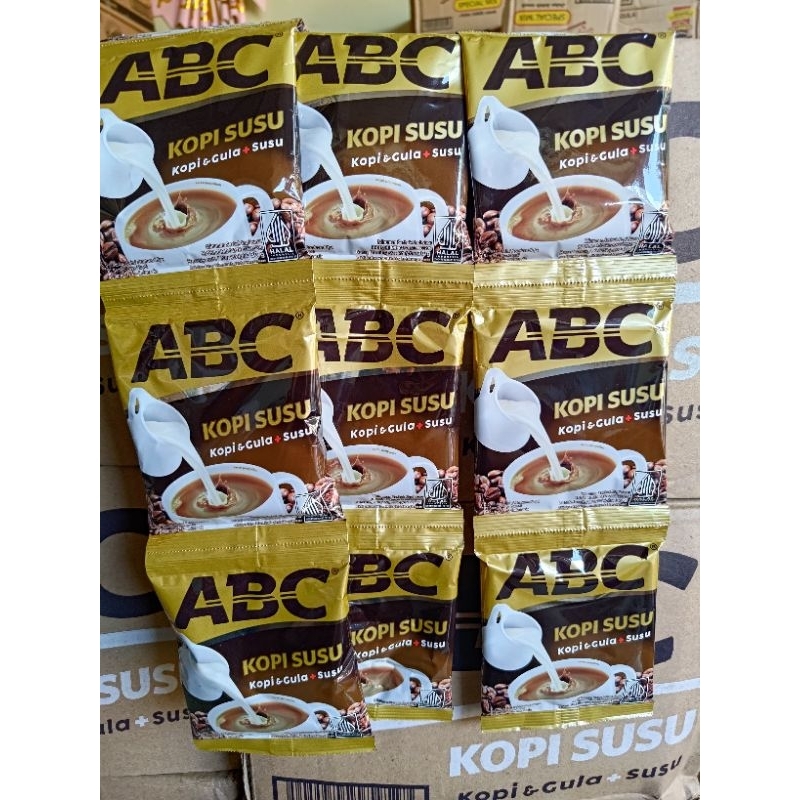 

Kopi ABC Susu 31gr isi 10 Sachet/Renceng