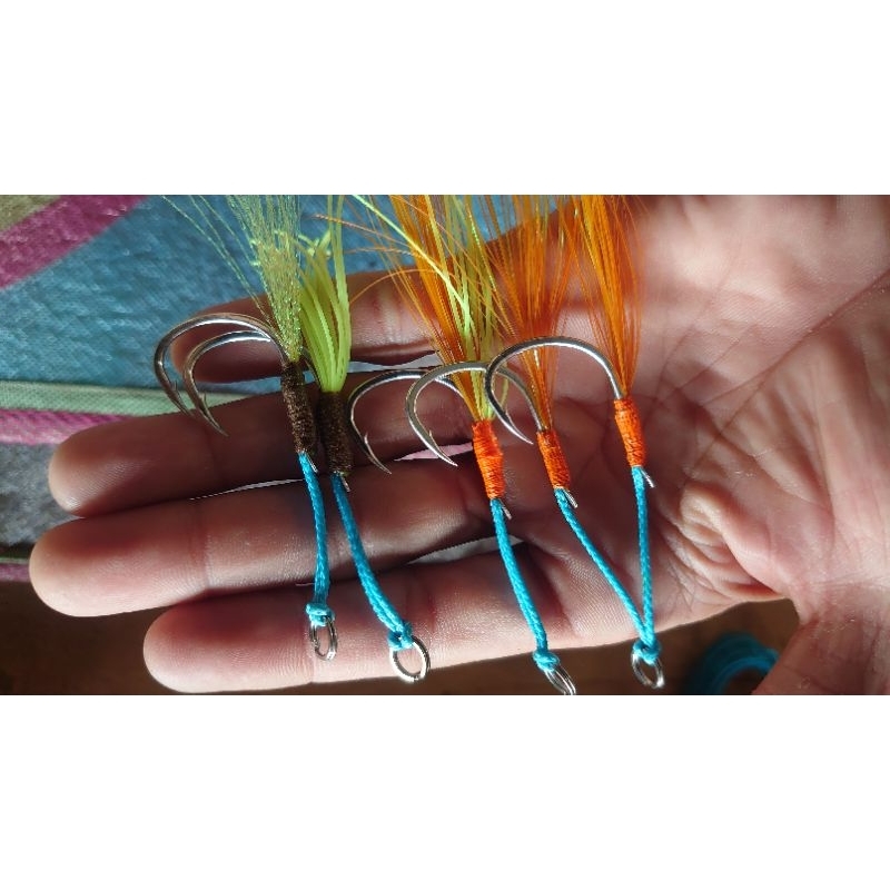assist fishing hook gid assist pancing hook gid assist hook metal jig gid 40-60 gram untuk micro jig