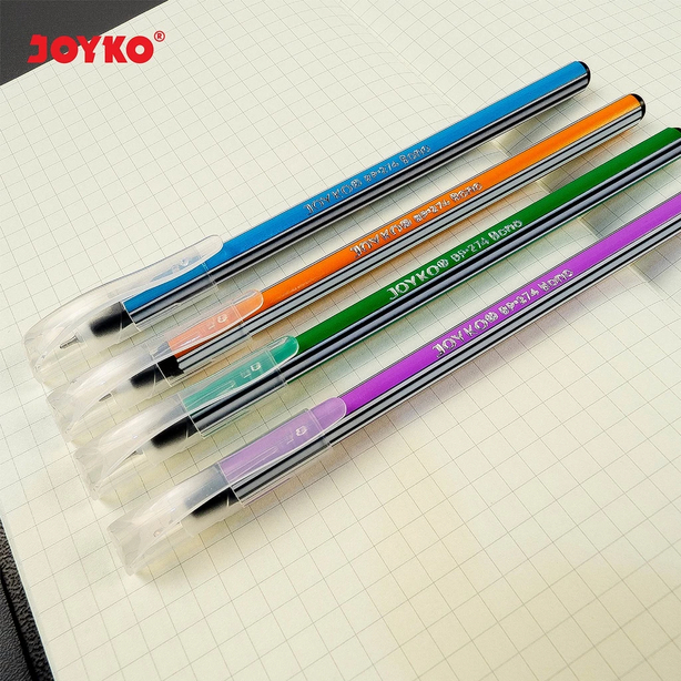 

(1 PACK ISI 12) PULPEN JOYKO BONO BP-274 / 0,7 MM PULPEN MURAH TINTA HITAM 1 SET BOLPEN TUTUP PENA BALLPOIN MEWARNAI MENGGAMBAR MINIMALIS ALAT TULIS LENGKAP SEKOLAH KANTOR KULIAH KAMPUS / MITRA ABADI KATALOG JOGJA