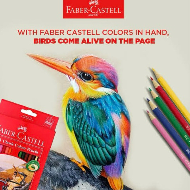 

PENSIL WARNA FABER-CASTELL CLASSIC dan SPECIAL EDITION | ISI 12-24-36-48 WARNA | NON TOXIC