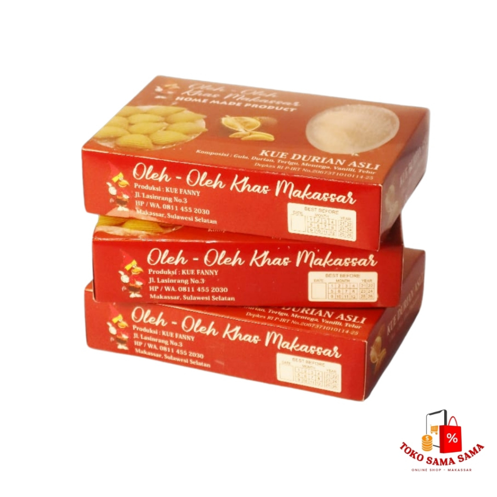 

KUE DURIAN ASLI OLEH-OLEH KHAS MAKASSAR ISI FULL DAGING DURIAN