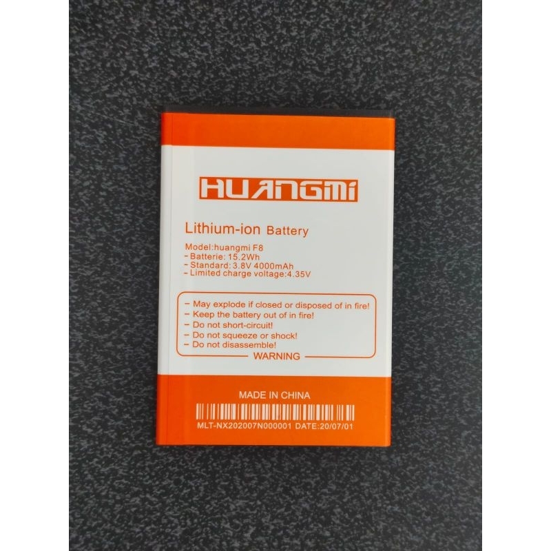 BATTERY HUANGMI F8 NOTE ORIGINAL - BATT BATRE BATERE BATERAI