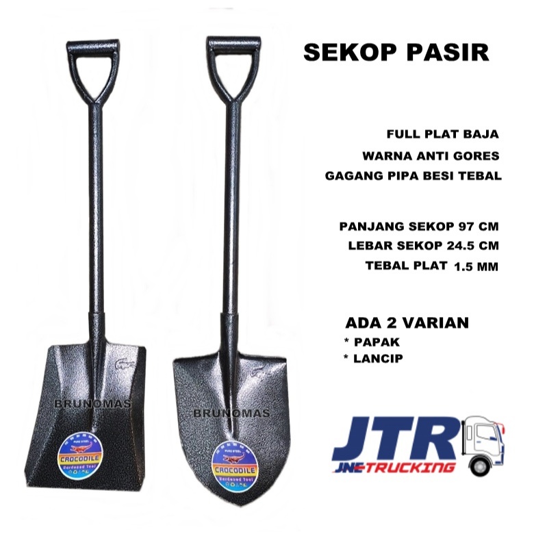 Sekop Pasir Crocodile - Skop full baja