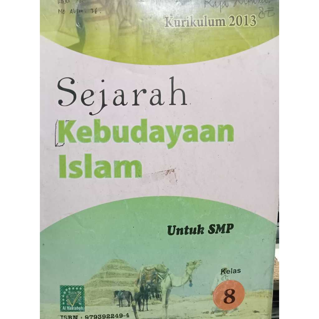BUKU SEJARAH KEBUDAYAAN ISLAM UNTUK SMP KELAS 8