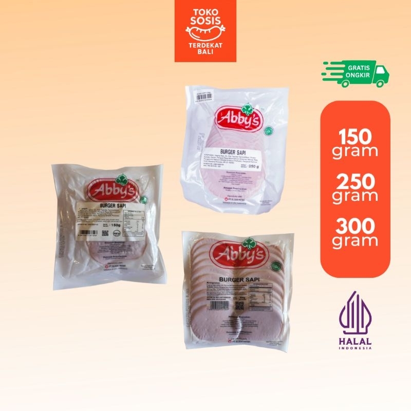 

Abbys Burger Sapi 150gr 250gr 300gr | Daging Sapi Isian Burger