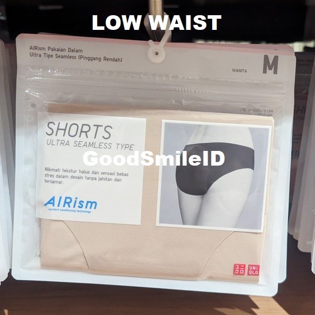 SALE Women AIRism Celana Dalam Low Waist Seamless Pakaian Dalam CD Cewek Wanita UNIQLO