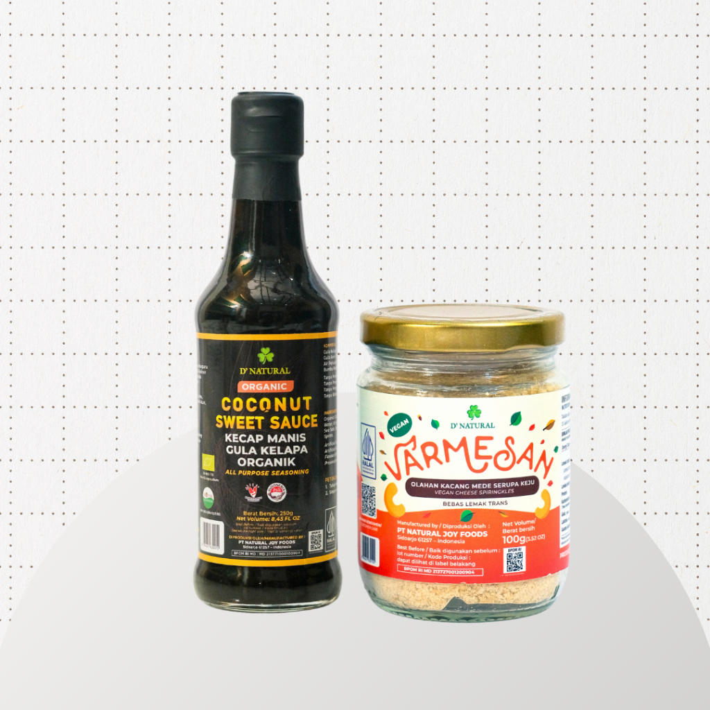 

Paket Bundling Rasa Seimbang (Coconut Sweet Sauce + Varmesan)