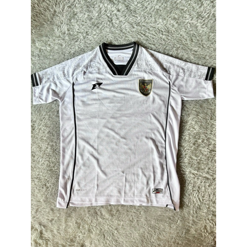 JERSEY TIMNAS AWAY 2024/2025 White Putih Premium
