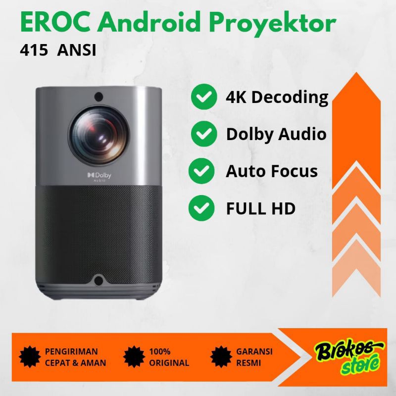 EROC LED SMART Proyektor Android 415 ANSI