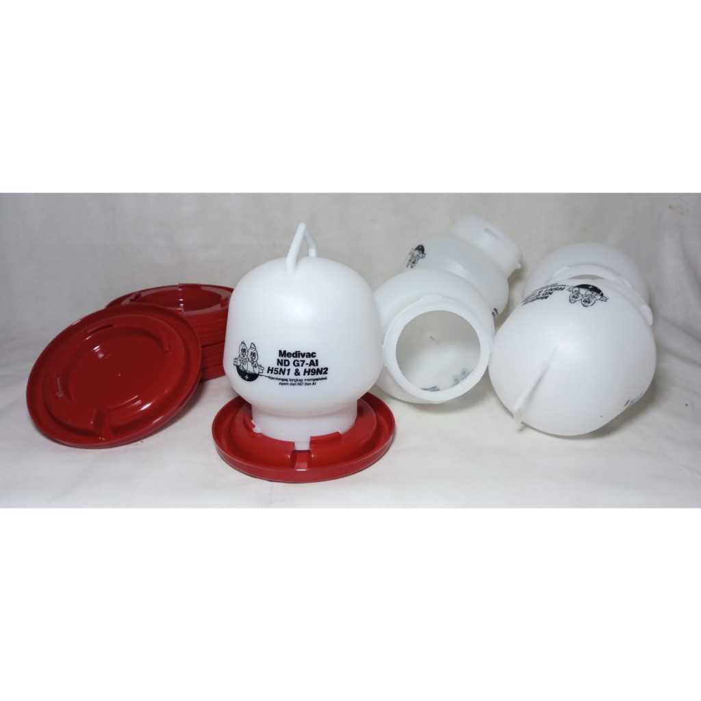 TEMPAT MINUM AYAM 2 LITER | BOTOL MINUM | PIRING MINUM | MEDION