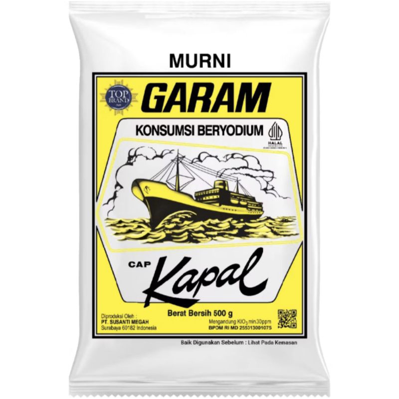 

Garam Cap Kapal 500 gr