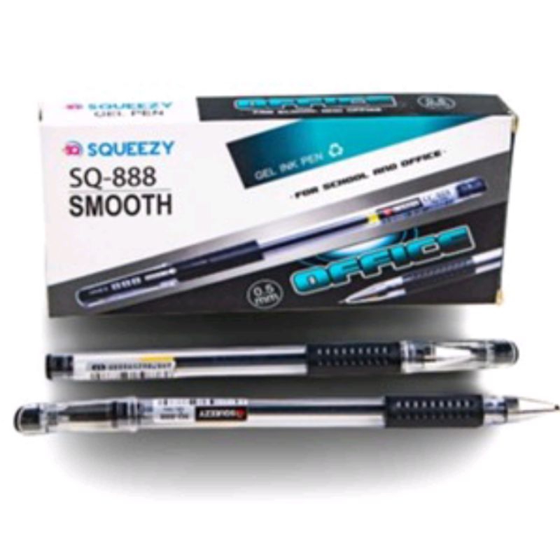 

PULPEN GEL SQUEEZY 0.5 mm isi 12 pcs
