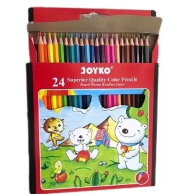 

PENSIL WARNA JOYKO PANJANG 24 WARNA