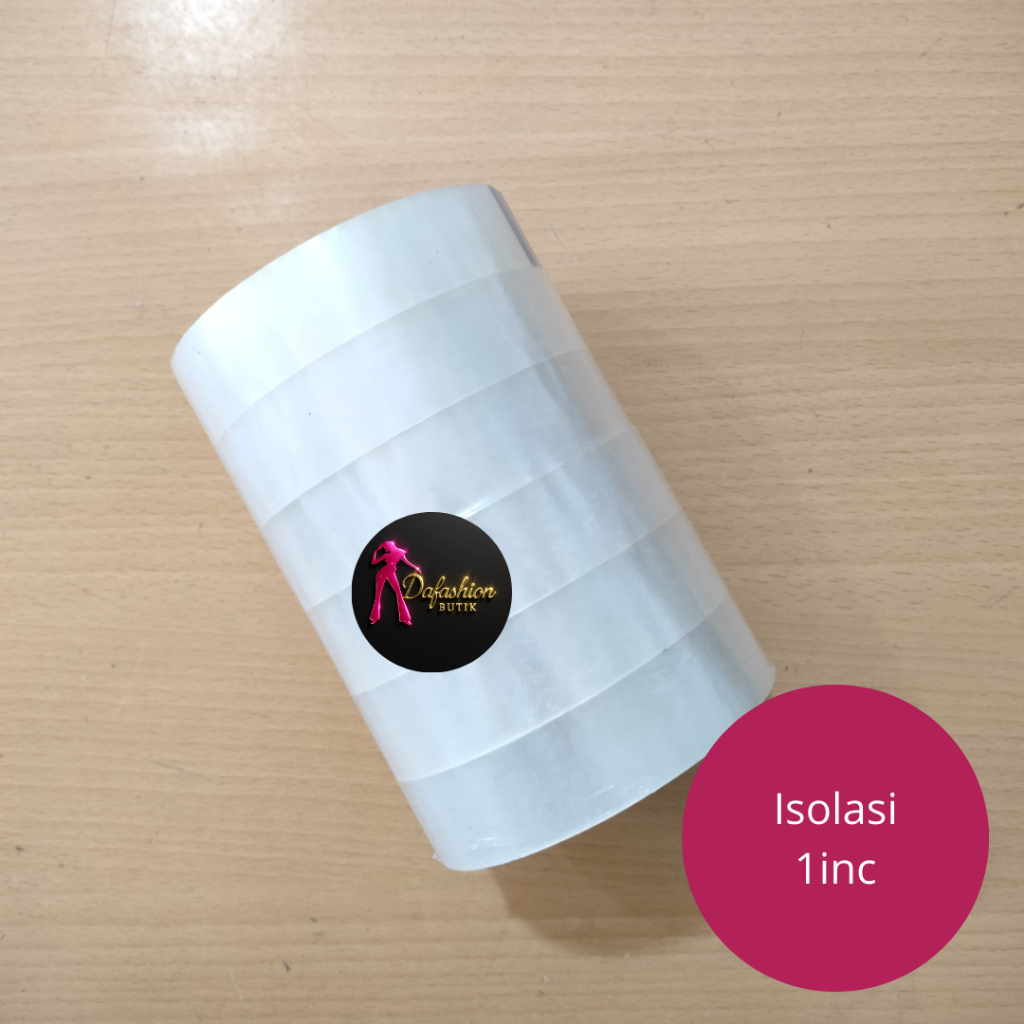 

Isolasi Putih Bening 1 inc 25mm x 60 yard