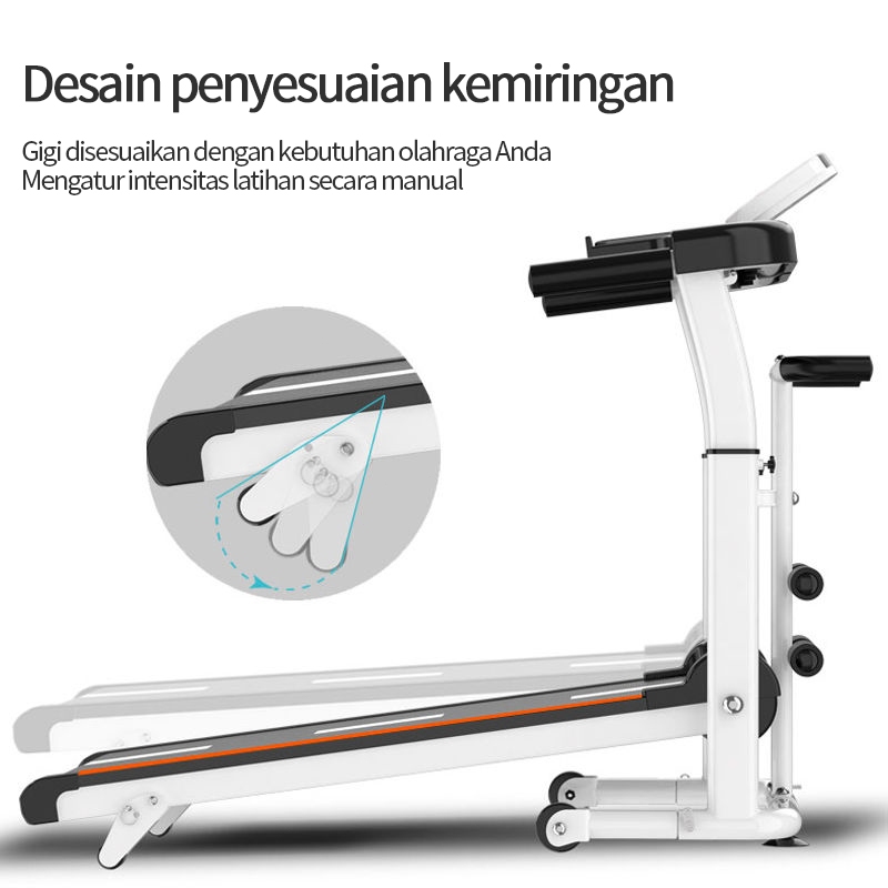 Treadmill Manual / Treadmill Manual Multifungsi / Alat Fitness / Treadmill Yang Tidak Mengkonsumsi