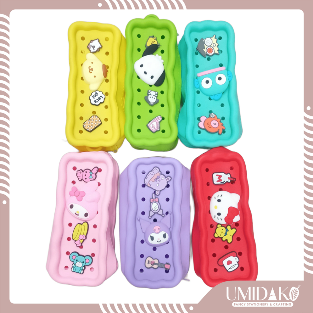 

[UMIDAKO] PENSIL CASE/KOTAK PENSIL/TEPAK PENSIL SILICON SANRIO